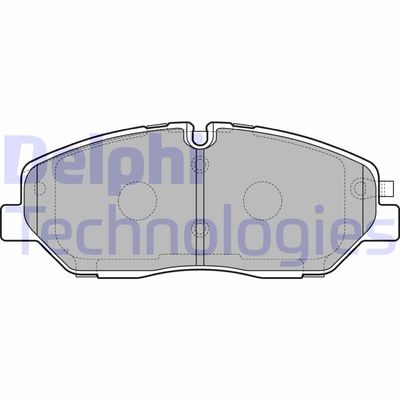 LP3293 DELPHI Комплект тормозных колодок, дисковый тормоз