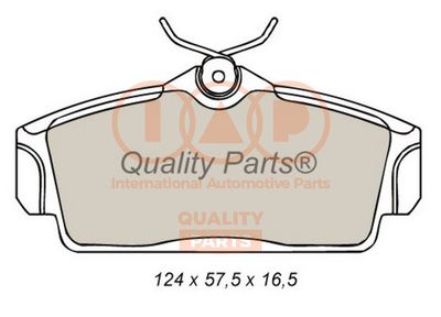 70413085 IAP QUALITY PARTS Комплект тормозных колодок, дисковый тормоз