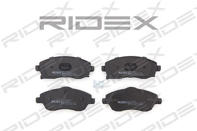 402B0072 RIDEX Комплект тормозных колодок, дисковый тормоз