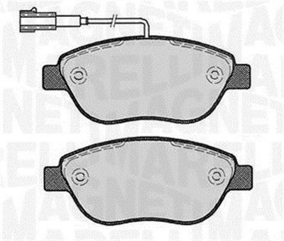 363916060221 MAGNETI MARELLI Комплект тормозных колодок, дисковый тормоз