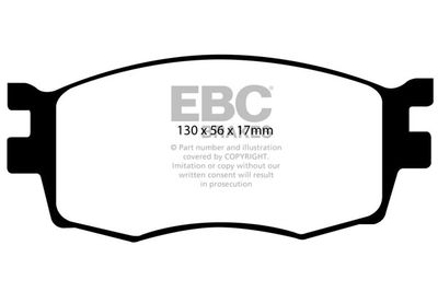 DP21768 EBC Brakes Комплект тормозных колодок, дисковый тормоз