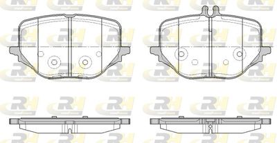 2195000 ROADHOUSE Комплект тормозных колодок, дисковый тормоз
