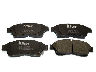 810021 KAWE Комплект тормозных колодок, дисковый тормоз
