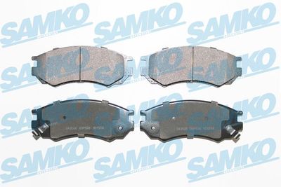 5SP548 SAMKO Комплект тормозных колодок, дисковый тормоз