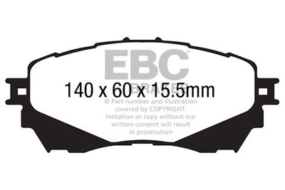 DP22170 EBC Brakes Комплект тормозных колодок, дисковый тормоз
