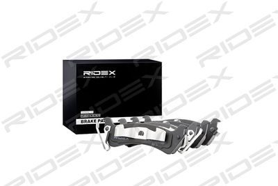 402B0565 RIDEX Комплект тормозных колодок, дисковый тормоз