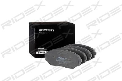 402B0870 RIDEX Комплект тормозных колодок, дисковый тормоз
