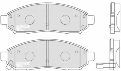 LVXL1222 MOTAQUIP Комплект тормозных колодок, дисковый тормоз