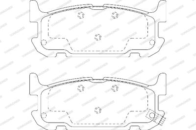 WBP24029A WAGNER Комплект тормозных колодок, дисковый тормоз