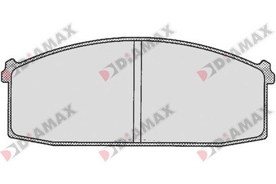 N09201 DIAMAX Комплект тормозных колодок, дисковый тормоз