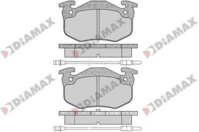 N09788 DIAMAX Комплект тормозных колодок, дисковый тормоз