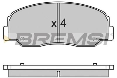 BP2461 BREMSI Комплект тормозных колодок, дисковый тормоз