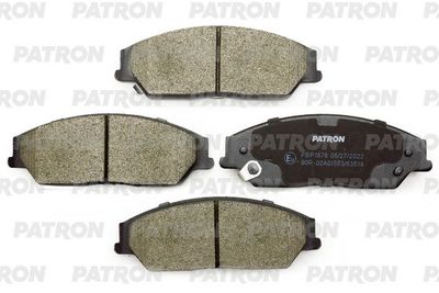 PBP1678 PATRON Комплект тормозных колодок, дисковый тормоз