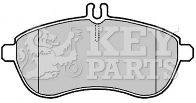 KBP2008 KEY PARTS Комплект тормозных колодок, дисковый тормоз
