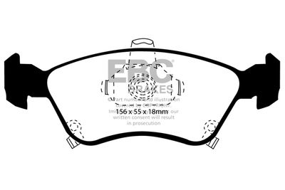 DP21171 EBC Brakes Комплект тормозных колодок, дисковый тормоз