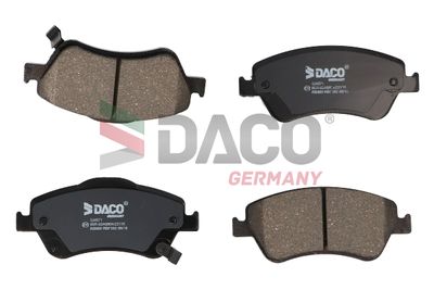 324571 DACO Germany Комплект тормозных колодок, дисковый тормоз