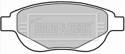 BBP2287 BORG & BECK Комплект тормозных колодок, дисковый тормоз