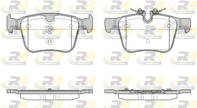 2151645 ROADHOUSE Комплект тормозных колодок, дисковый тормоз