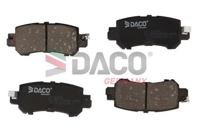 322249 DACO Germany Комплект тормозных колодок, дисковый тормоз
