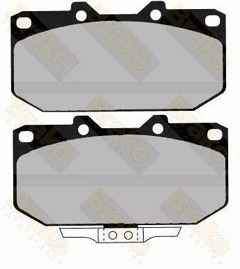 PA1230 Brake ENGINEERING Комплект тормозных колодок, дисковый тормоз