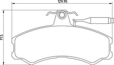 363710200290 MAGNETI MARELLI Комплект тормозных колодок, дисковый тормоз