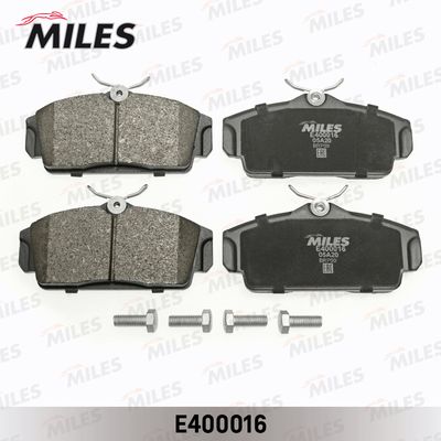 E400016 MILES Комплект тормозных колодок, дисковый тормоз