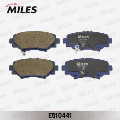 E510441 MILES Комплект тормозных колодок, дисковый тормоз