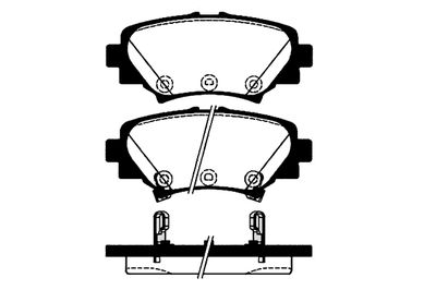 RA10670 RAICAM Комплект тормозных колодок, дисковый тормоз