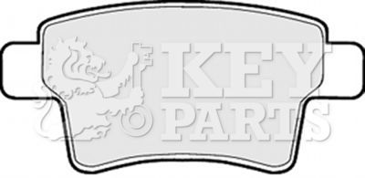 KBP2029 KEY PARTS Комплект тормозных колодок, дисковый тормоз