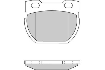 120716 E.T.F. Комплект тормозных колодок, дисковый тормоз