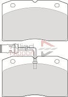 CBP1437 COMLINE Комплект тормозных колодок, дисковый тормоз