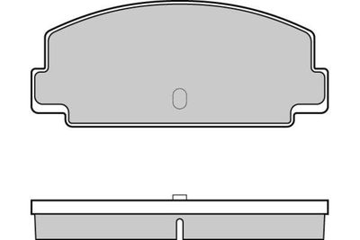120137 E.T.F. Комплект тормозных колодок, дисковый тормоз