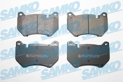 5SP2145 SAMKO Комплект тормозных колодок, дисковый тормоз