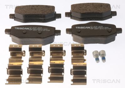 811010125 TRISCAN Комплект тормозных колодок, дисковый тормоз