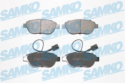 5SP1657 SAMKO Комплект тормозных колодок, дисковый тормоз