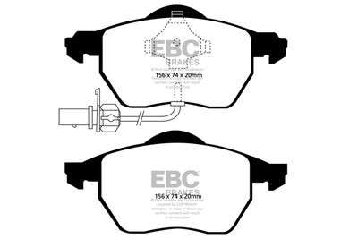 DP31483C EBC Brakes Комплект тормозных колодок, дисковый тормоз