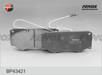 BP43421 FENOX Комплект тормозных колодок, дисковый тормоз