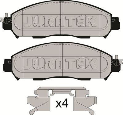 JCP8220 JURATEK Комплект тормозных колодок, дисковый тормоз