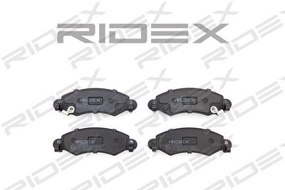 402B0212 RIDEX Комплект тормозных колодок, дисковый тормоз