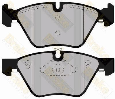 PA1561 Brake ENGINEERING Комплект тормозных колодок, дисковый тормоз