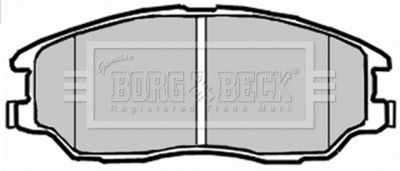BBP1912 BORG & BECK Комплект тормозных колодок, дисковый тормоз