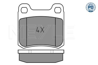0252068715PD MEYLE Комплект тормозных колодок, дисковый тормоз