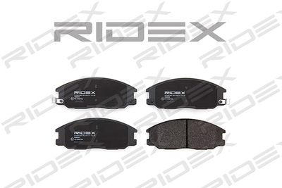 402B0692 RIDEX Комплект тормозных колодок, дисковый тормоз