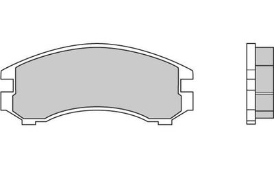 120441 E.T.F. Комплект тормозных колодок, дисковый тормоз