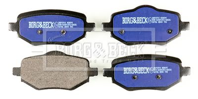 BBP2914 BORG & BECK Комплект тормозных колодок, дисковый тормоз