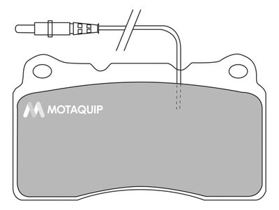 LVXL1088 MOTAQUIP Комплект тормозных колодок, дисковый тормоз