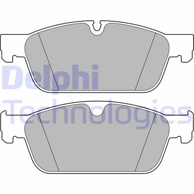 LP2705 DELPHI Комплект тормозных колодок, дисковый тормоз