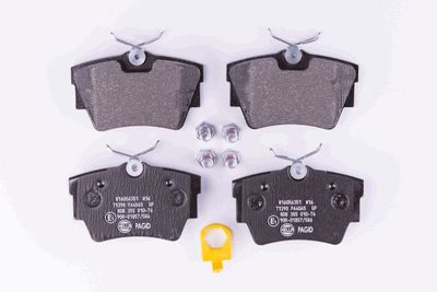 8DB355010761 HELLA PAGID Комплект тормозных колодок, дисковый тормоз