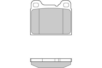 120383 E.T.F. Комплект тормозных колодок, дисковый тормоз