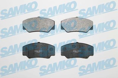 5SP277 SAMKO Комплект тормозных колодок, дисковый тормоз
